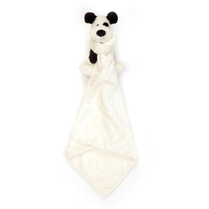 Jellycat BabyBashful Black & Cream Puppy Soother わんこ 犬 タオル スーザー ジェリーキャット