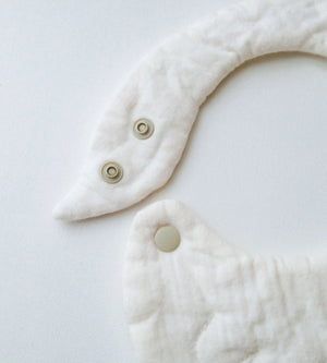 kubomi あひるのスタイ キナリ ギフトBOX付 オーガニックコットン 出産祝い くぼみ