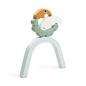 Done by Deer スタッキングトンネル 木のおもちゃ アンティ Stacking tunnel - Antee - Colour mix ダンバイディア