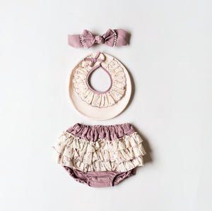 mocmof おめかしギフトセット チェリー フリル 3点セット 622-576201 箱入り モクモフ