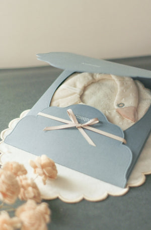 kubomi あひるのスタイ キナリ ギフトBOX付 オーガニックコットン 出産祝い くぼみ