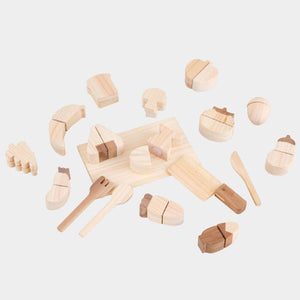 IKONIH ひのきのおもちゃ 食材セット Food set アイコニー