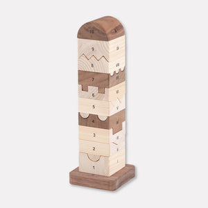 IKONIH ひのきのおもちゃ ナンバータワー NUMBER TOWER アイコニー