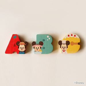 KIDEA アルファベット 26文字セット 英語 ディズニー 木製 つみき キディア