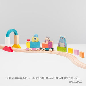 KIDEA TRAIN マイク 木製おもちゃ キディア モンスターズインク ディズニー