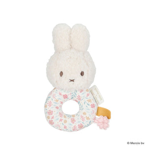 miffy x Little Dutch ミッフィーベビーラトル ラッキーブロッサム ラッキーリーブス ピンク ブルー 花柄 リトルダッチ