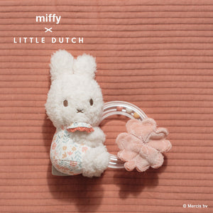 miffy x Little Dutch ミッフィー リングラトル ラッキーブロッサム ラッキーリーブス ピンク ブルー 花柄 リトルダッチ
