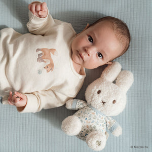 miffy x Little Dutch ミッフィー ぬいぐるみ 20cm Sサイズ ラッキーブロッサム ラッキーリーブス ピンク ブルー 花柄 リトルダッチ