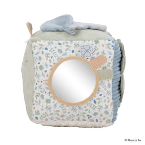 miffy x Little Dutch キューブトイ ラッキーリーブス 布製おもちゃ ブルー 水色 仕掛けおもちゃ ミッフィー