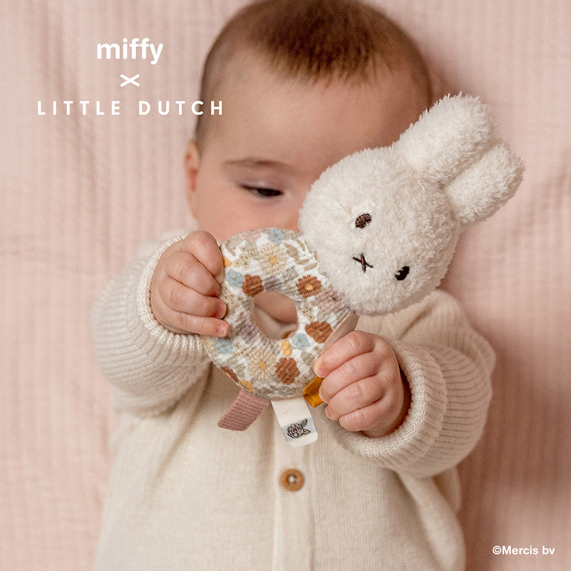 Little Dutch miffy x Little Dutch ベビーラトル 赤ちゃんのおもちゃ ミッフィー リトルダッチ