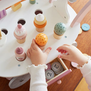 PolarB アイスワゴン 木製おままごと ピンク TYPR44054 ポーラービー