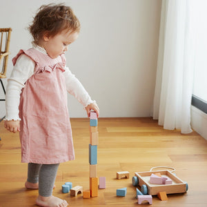 PolarB つみきワゴン 木製おもちゃ 木のおもちゃ TYPR44096 ポーラービー