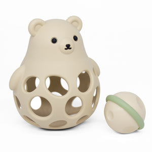 Love my lil ベアラトル Vanilla くま ベビーボール ラブマイリル