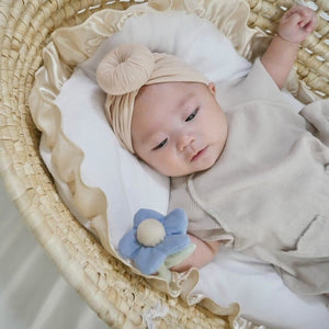 Lien de famille おはなのラトル 赤ちゃんのガラガラ 布製 日本製 リヤンドファミーユ