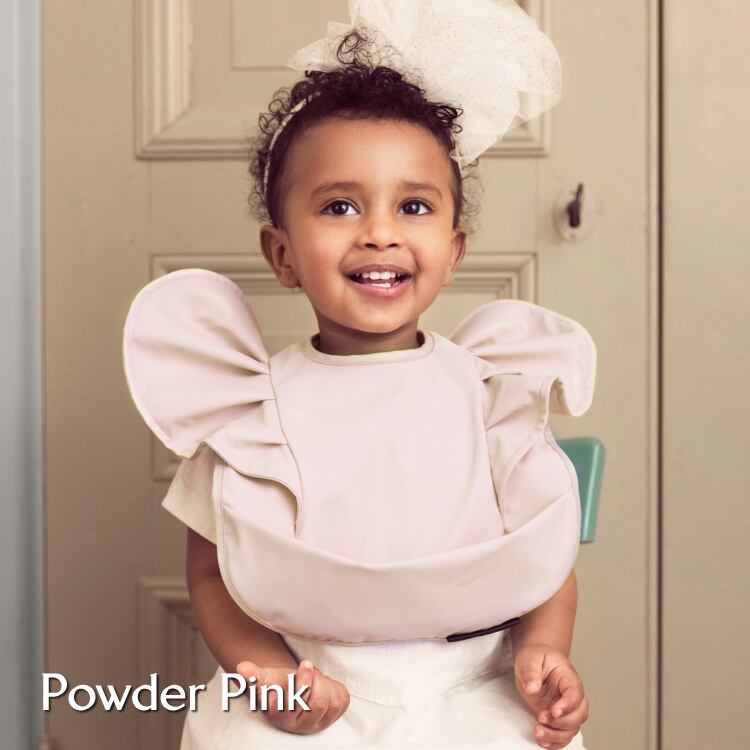 Elodie Baby Bibs エロディ お食事エプロン ピンク Powder Pink