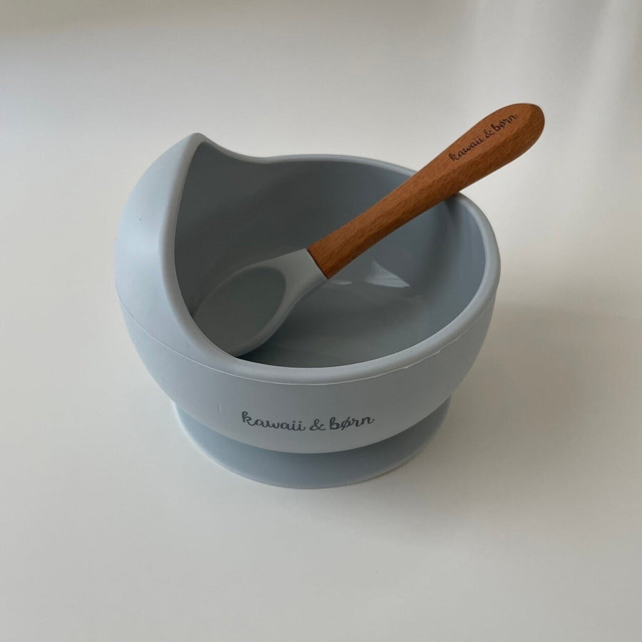 kawaii&born シリコンボウル ベビー食器 離乳食 食器 吸盤タイプ くっつくお皿