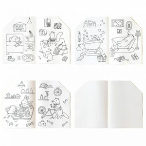 Jaq Jaq Bird 塗り絵ブック Giant Coloring Book リサイクルペーパーを使用 ジャクジャクバード
