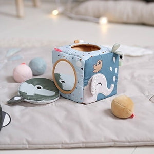 Done by Deer 布製 仕掛けおもちゃ ディスカバリーキューブ ディアフレンズ カラーミックス 2BD-4823137 ダンバイディア