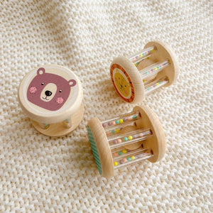 Adnil LAND カラコロ鳴らして遊ぶ！ RATTLE ANIMAL ラトル 木のおもちゃ アドニルランド