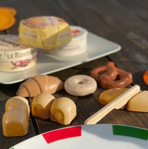 PLAN TOYS BREAD SET パンセット 3628 おままごと ブレッド 木製 パン屋さんごっこ プラントイ