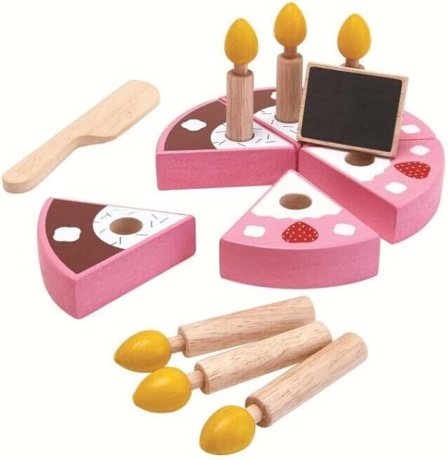 PLAN TOYS バースデーケーキセット Birthday Cake Set 木のおもちゃ 木製 3488 プラントイ