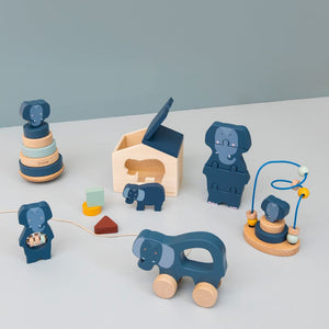 trixie baby Wooden beads maze ウッドトイ ビーズメイズ Mrs. Elephant ぞう 木のおもちゃ トリクシー