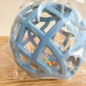 cyummut RATTLE ラトル ミニボール入り シリコンボール ベビーボール  オーボール くすみカラー キュムット
