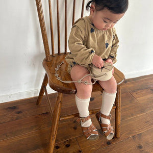 littlebyul 2024 renewal TOYBANDトイバンド brown おしゃぶりホルダー おもちゃホルダー トイホルダー りとるびょる