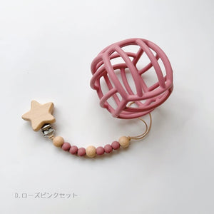 ベビーボールとホシノカタチ ホルダー セット Baby ball Toy Holder