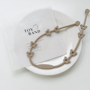 littlebyul 2024 renewal TOYBANDトイバンド brown おしゃぶりホルダー おもちゃホルダー トイホルダー りとるびょる