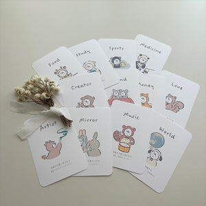 kawaii&born kawaiiZOU 選び取りカード 002 誕生日 一升餅 餅背負い ファーストバースデー 1才