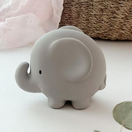 TIKIRI Rattle & Bath Toy Elephant ぞう ラトル＆バストイ お風呂のおもちゃ ティキリ