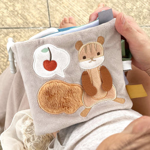 amanoppo ふんわりえほん BOX入 りすくんのさくらんぼ探し 布絵本 あまのっぽ