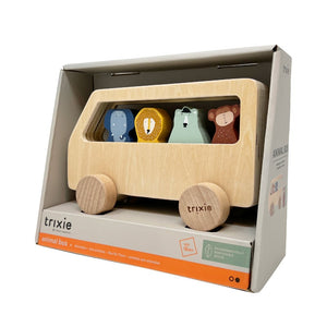 trixie baby Wooden animal bus 木のおもちゃ アニマルバス 乗り物 はたらく車 トリクシー