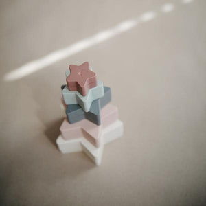 Mushie Nesting Star ネスティングスター スタッキング 重ねるおもちゃ 星 くすみカラー ムシエ