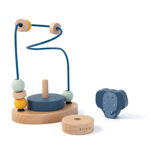 trixie baby Wooden beads maze ウッドトイ ビーズメイズ Mrs. Elephant ぞう 木のおもちゃ トリクシー