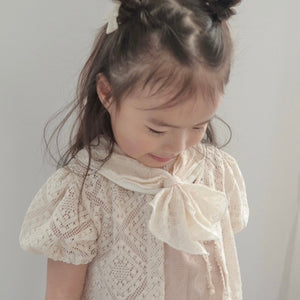 3.LIETO スタイーフ Lusso レースアイボリー スカーフみたいなスタイ 日本製 スリーリエート