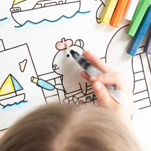 Jaq Jaq Bird 塗り絵ブック Giant Coloring Book リサイクルペーパーを使用 ジャクジャクバード