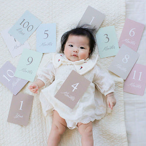 SHAOOL わっかラトル ベビーギフトセット / クロワッサン ストラップ 月齢カード 選び取りカード