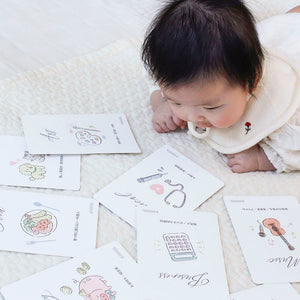 SHAOOL わっかラトル ベビーギフトセット / ドーナツ ストラップ 月齢カード 選び取りカード