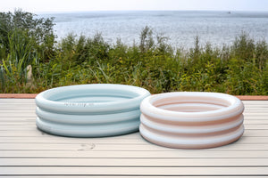 Love my lil ラウンドプール 70cm 90cm ビニールプール  ストライプ ボーダー ピンク ブルー ラブマイリル