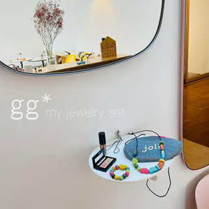 gg* ジジ my jewelry set マイジュエリーセット アクセサリー作り 紐通しビーズ 木のおもちゃ ビーンズ kiko+&gg*