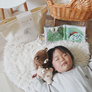 amanoppo こぐまくんとはじめてのおもちゃセット -出産祝いにおすすめ3点ギフトセット あまのっぽ