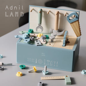 Adnil LAND クラフトツールボックス 工具 木製おもちゃ CRAFT TOOL BOX アドニルランド