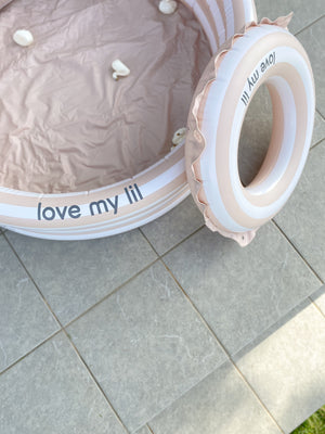 Love my lil スイムリング 浮き輪 50cm 60cm ストライプ ボーダー ラブマイリル