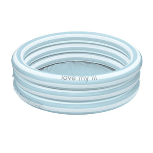 Love my lil ラウンドプール 70cm 90cm ビニールプール  ストライプ ボーダー ピンク ブルー ラブマイリル