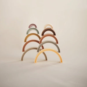 Mushie Rainbow Stacker Toy レインボー スタッカートイ スタッキング 虹 ムシエ