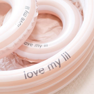 Love my lil スイムリング 浮き輪 50cm 60cm ストライプ ボーダー ラブマイリル