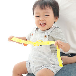 SHAOOL わっかラトル ベビーギフトセット / クロワッサン ストラップ 月齢カード 選び取りカード